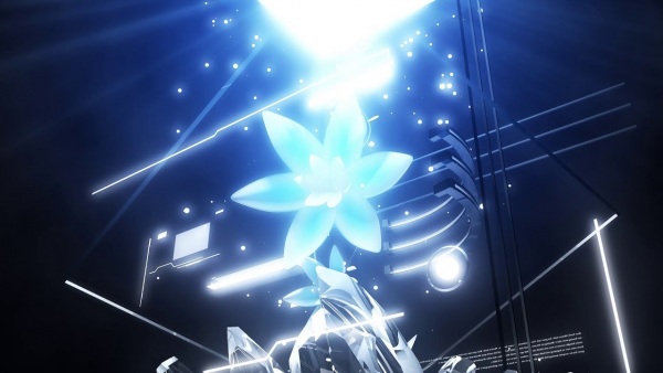 Particle Arts Anime Poster